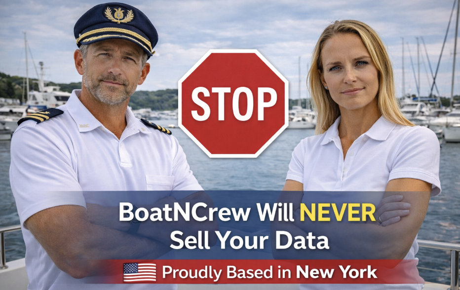Why BoatNCrew Will Never Sell Your Data