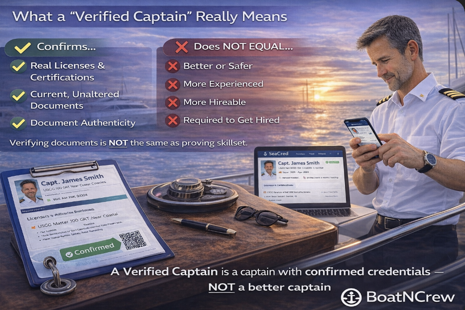 What a “Verified Captain” Really Means
