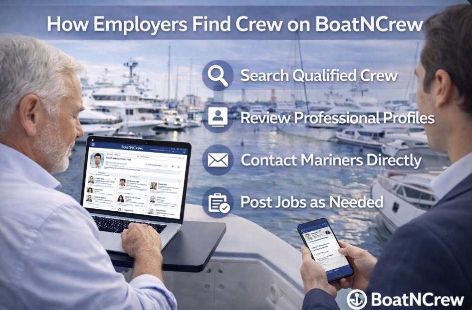 How Employers Find Crew on BoatNCrew