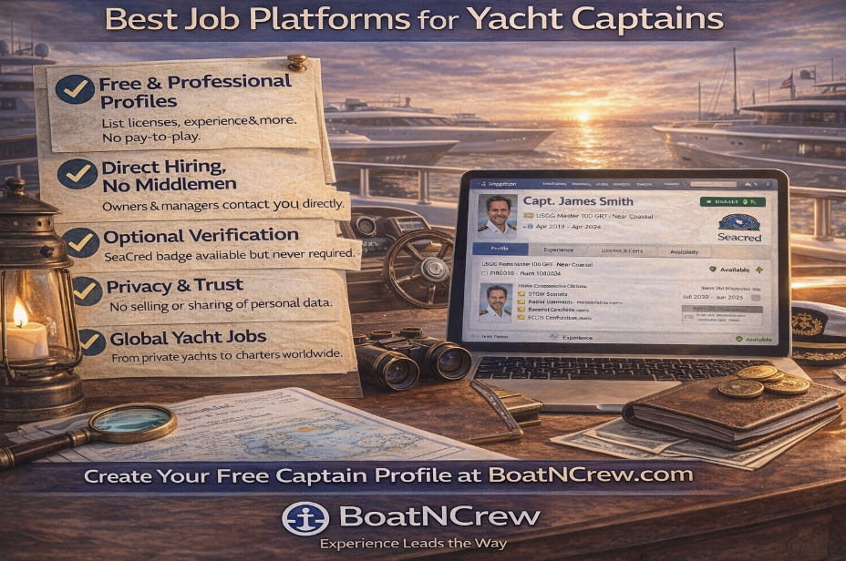 Best Job Platforms for Yacht Captains