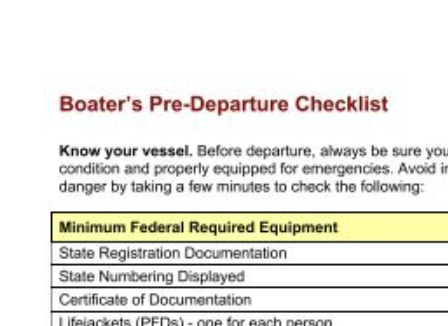 Pre-Departure Checklist: Avoiding Problems Before They Start